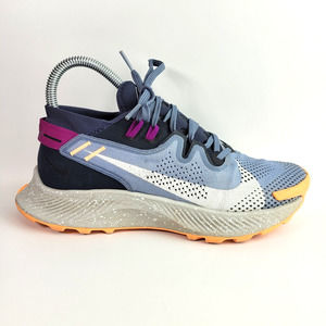Nike Pegasus Trail 2 Womens Size 6 Gray Orange CK4309 Running Hiking